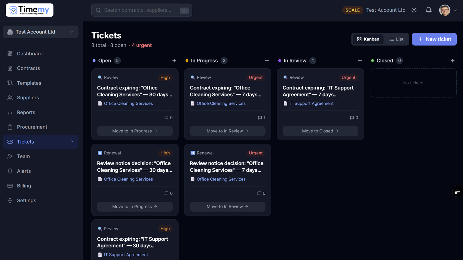 Timemy dashboard